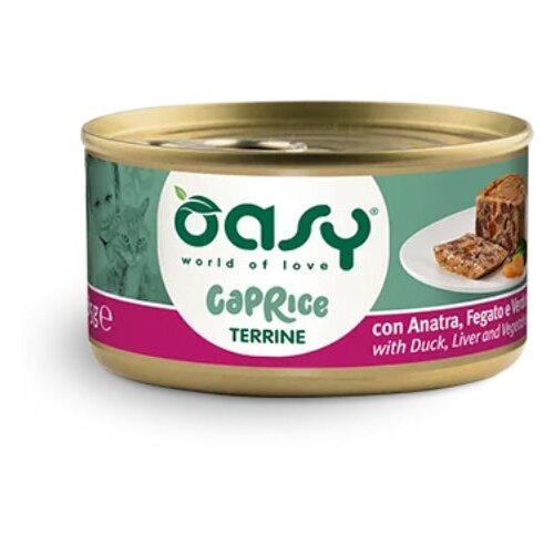 Oasy Caprice Terrine Adult raca, jetra in zelenjava, pa&scaron;teta v konzervi - 85g 85 g Cene