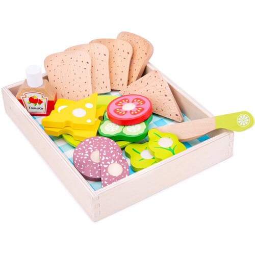 New Classic Toys Škatla za kosilo in piknik – lesena živila Cene
