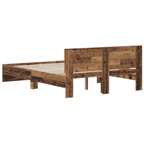  Okvir kreveta s uzglavljem Staro drvo 120 x 200 cm - Staro drvo 120 x 200 cm Cijene