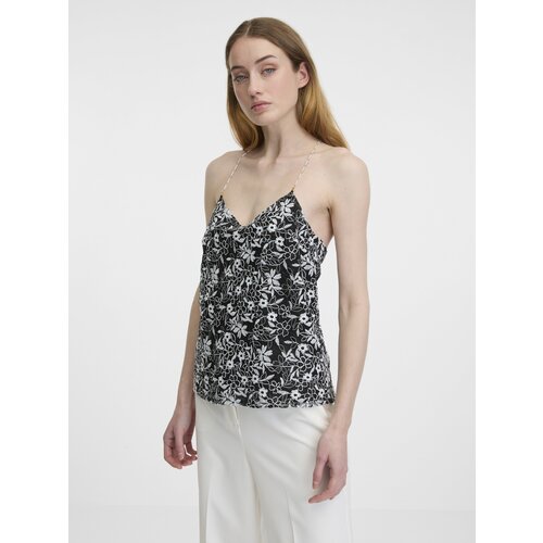 Orsay Black women&amp;#039;s patterned tank top - Women&amp;#039;s Slike
