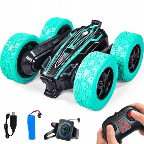 Buggy na daljinsko upravljanje Twister Stunt 16 cm - tirkizni Slike