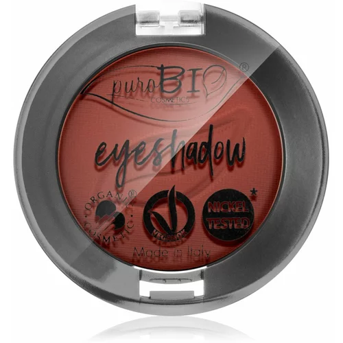 puroBIO cosmetics compact eye shadow - 13 marsala (mat)