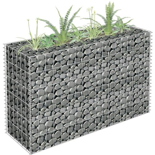 Furnova Visoka greda gabion pocinkano jeklo 90x30x60 cm, (21921174) Cene