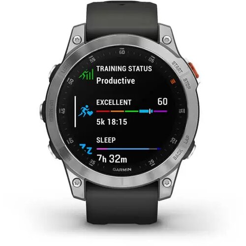 Garmin epix™ (Gen 2) – Standard Edition | 47 mm Tamnosivi čelični s crnim remenom Cijene