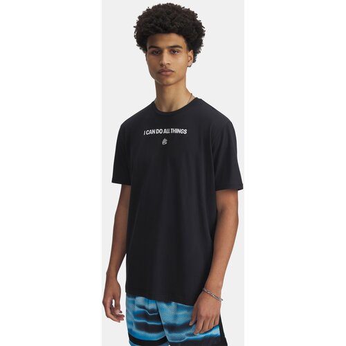 Under Armour Men's T-shirt Curry Playable Tee 2-BLK - Men's Cene