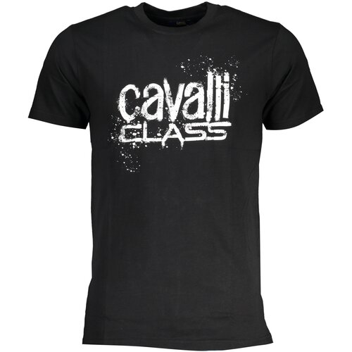 Cavalli Class MEN'S SHORT SLEEVE T-SHIRT BLACK Cene
