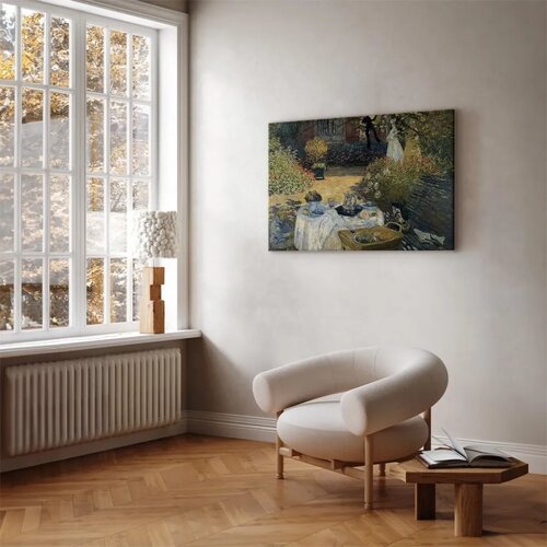  Slika - Claude Monet – The Luncheon (Argenteuil) 90x60 Na talijanskom platnu Cene