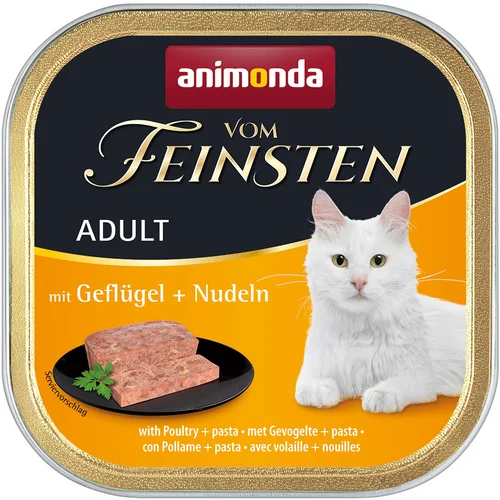 Animonda vom Feinsten Adult 6 x 100 g - Perad i tjestenina