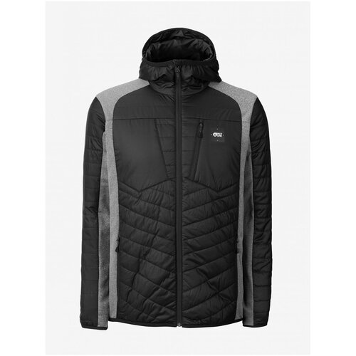  Grey-Black Men's Hooded Jacket - Men Cene