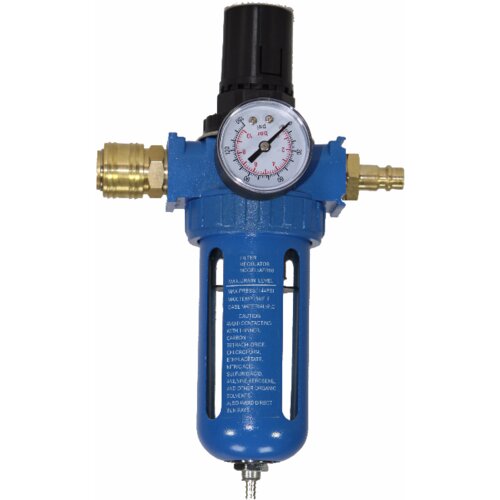  1/2 pnevmatski regulator tlaka z filtrom in manometrom 1750L/min Slike