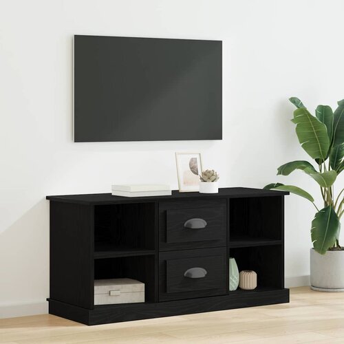 vidaXL TV ormar Crni hrast 99,5 x 35,5 x 48 cm Konstruirano drvo Cene