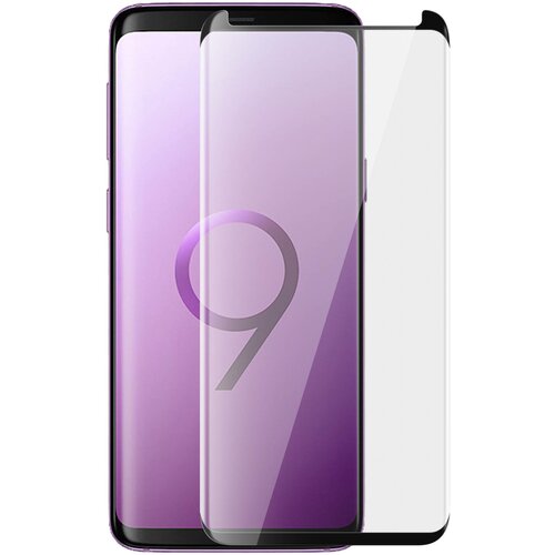 AVIZAR 9H ukrivljeno zaščitno steklo za Samsung Galaxy S9, barvni robovi – Črna, (20530763) Cene
