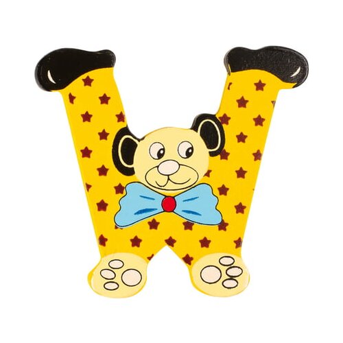 Legler Small Foot Lesena črka W medved Slike