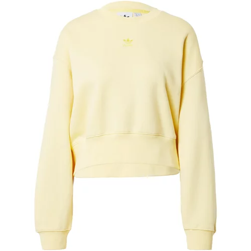 Adidas Sweater majica žuta / svijetložuta