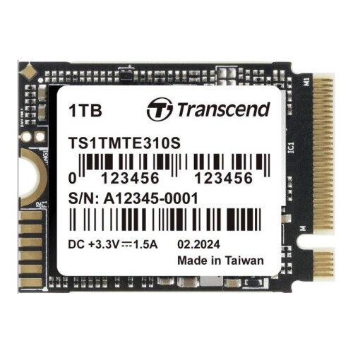 Transcend 1tb, m.2 2230, pcie gen4x4, nvme, 3d tlc, dram-less ( TS1TMTE310S ) Cene