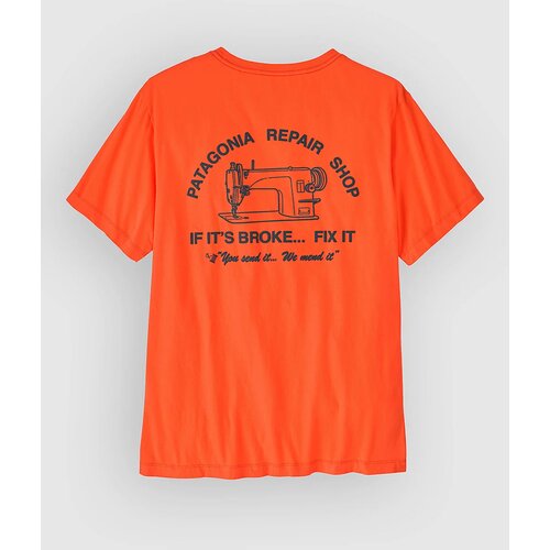Patagonia Repair Shop T-shirt orange peel Slike