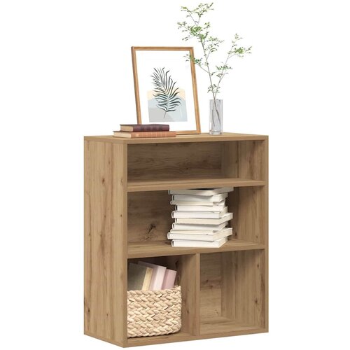 vidaXL Knjižna omara artisan hrast 60x30x71,5 cm inženirski les Cene