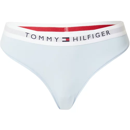 Tommy Hilfiger Underwear Tangice nebeško modra / krvavo rdeča / črna / bela