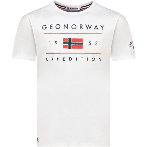 Geographical Norway Majica kratak rukav jezolo db white men 254 M Cene