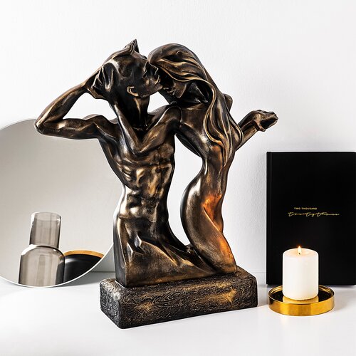 Atelier Del Sofa dekorativna figura love, 42x45x8 cm, bronzane boje Slike
