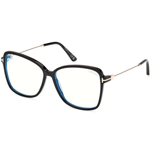 Tom Ford Ženski okvir za dioptrijske naočare Blue Block 0FT5953-B 155, Crni Cene