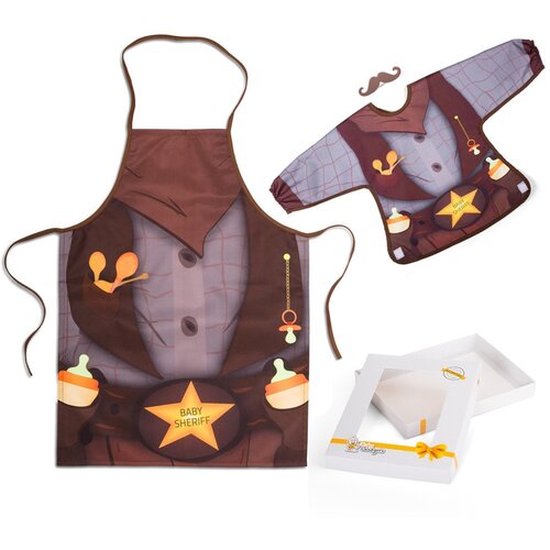  Otro&scaron;ki &scaron;erif - slinček in predpasnik - Baby shower - Za 1 leto - Krst Cene