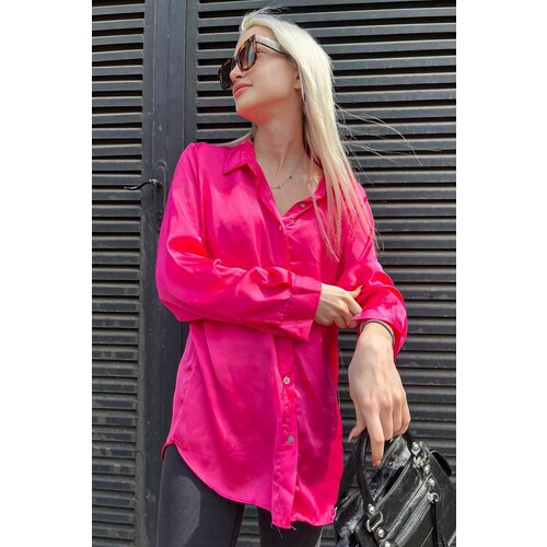 Madmext Shirt - Pink - Oversize Cene