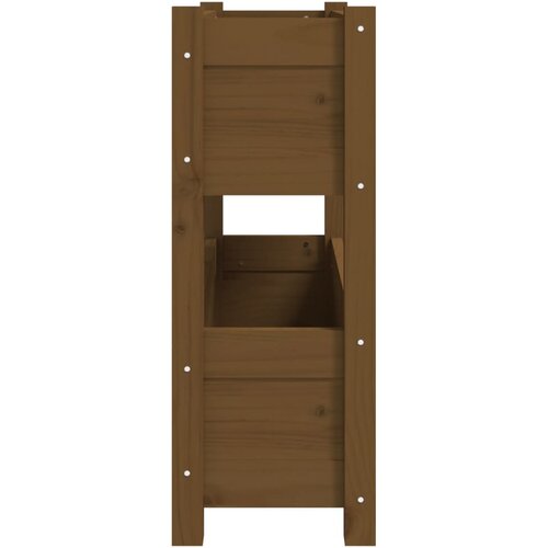  Sadilica smeđa boja meda 77x25x66 cm od masivne borovine Slike
