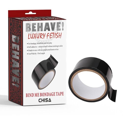 Chisa Novelties 2024 Bondage Trak Chisa Bind Me Black Cene