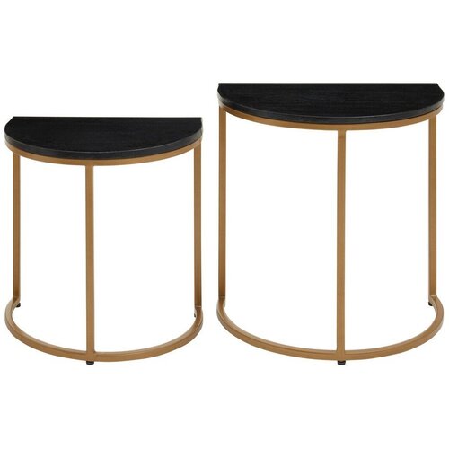 Premier Housewares Pomoćni stolići u setu 2 kom s mramornom pločom 28x45 cm Varana &ndash; Cijene