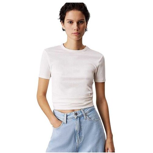 Calvin Klein rebrasta ženska majica CKK20K208247-YAS Slike