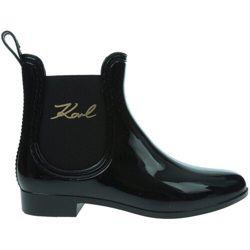 Karl Lagerfeld Gležnjarji KL94775V0G Črna Cene