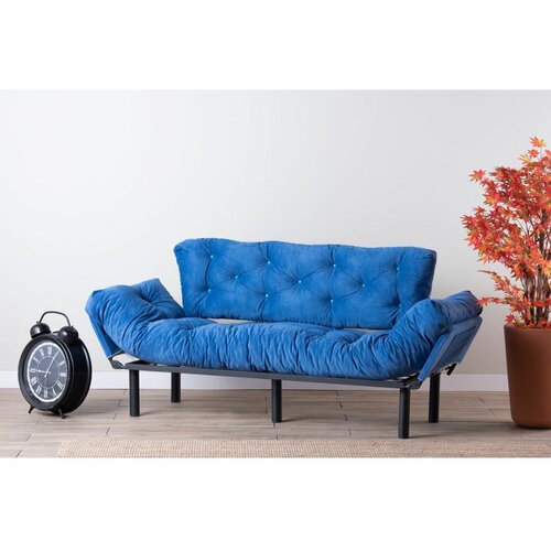  Nitta Triple - Blue Blue 3-Seat Sofa-Bed Cene