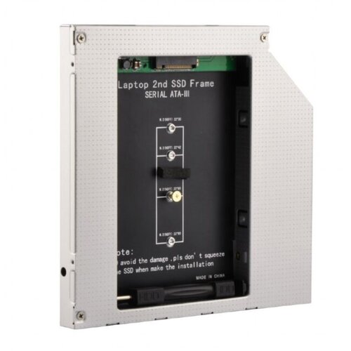 SSD M.2 Caddy mobile za notebook univerzalni 12,7mm, GEMBIRD, A-SATA12M2-01 Cene