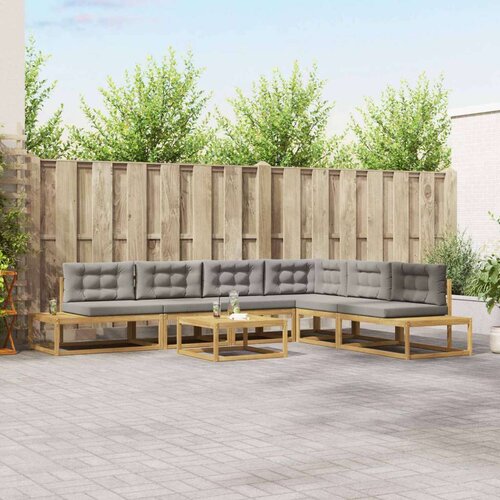  Set vanjskih sofa s jastukom Bijela 79 x 79 x 37 cm Poliester Cijene
