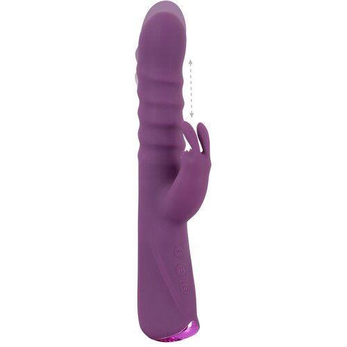 Javida 2 Function Vibration & Thrusting Rabbit Vibrator Purple Cijene