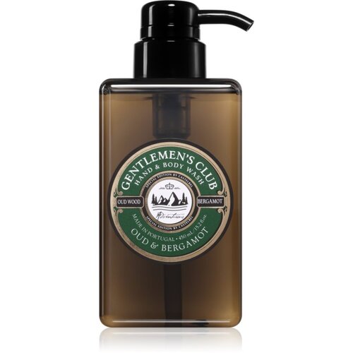 Castelbel Gentlemen&amp;#039;s Club Oud &amp;amp; Bergamot luksuzni tekući sapun za ruke i tijelo 450 ml Slike