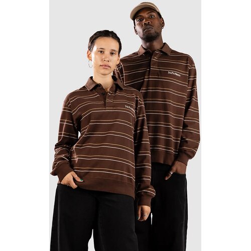 No Problemo Rugby Majica z dolgimi rokavi brown Slike