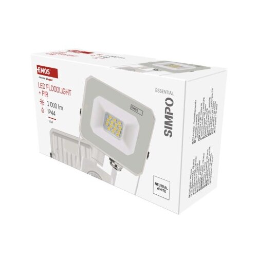  led reflektor simpo 10W pir nevtralna bela Cene