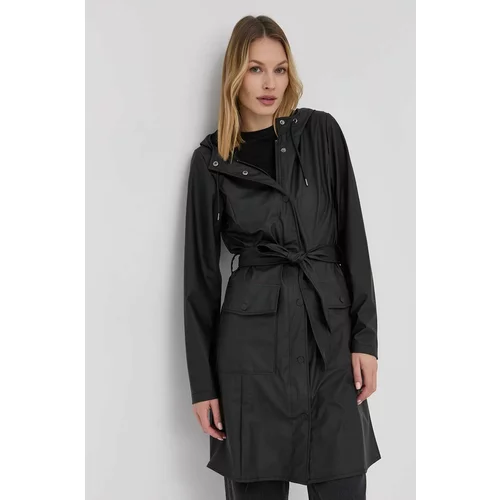 Rains Jakna 18130 Curve Jacket za žene, boja: crna, za prijelazno razdoblje