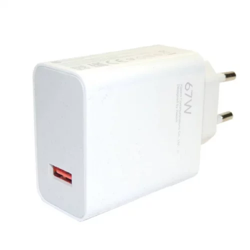 Integral Xiaomi adapter MDY-12-EH hišni polnilec USB-A 67W bel (Bulk)