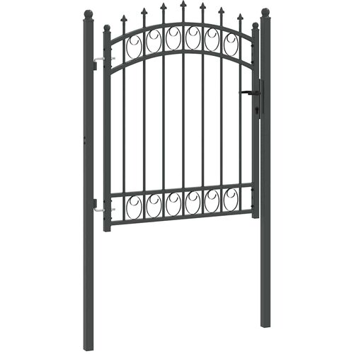  Vrata ograde s bodljama EMMEN 125 x 100 cm Slike