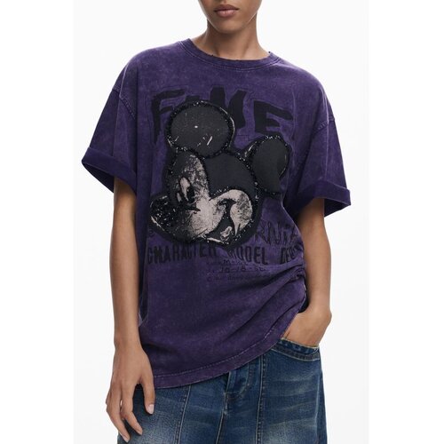 Desigual Mickey ženska majica kratkih rukava ljubičasta Cene