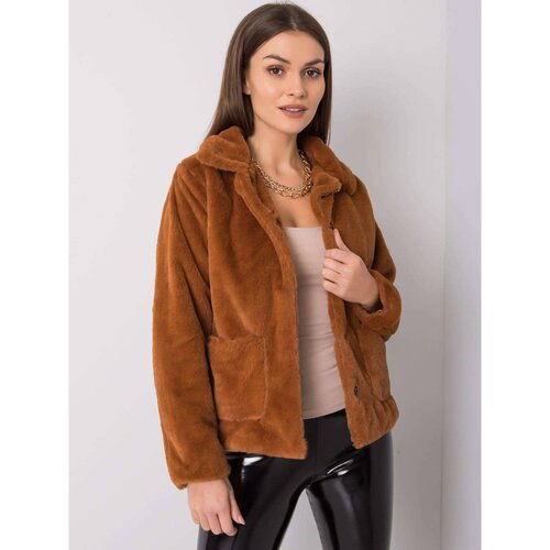 Fashion Hunters Brown fur jacket from Nyla RUE PARIS Slike
