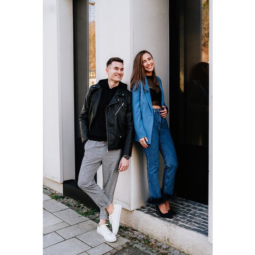 DStreet Muška kožna jakna Basic Cene