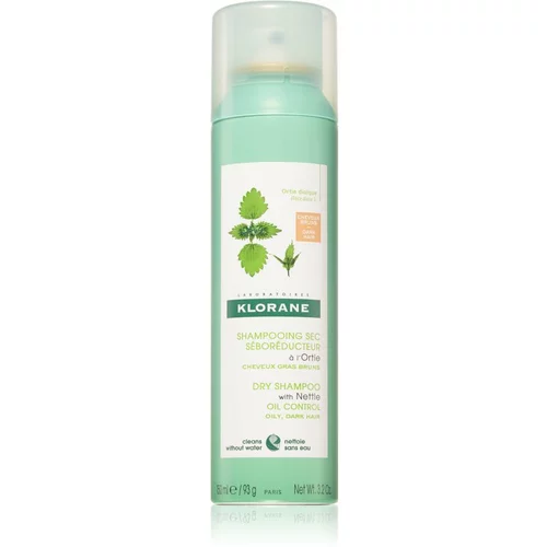 Klorane organic nettle dark hair suhi šampon za tamne nijanse kose 150 ml