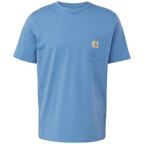 Carhartt WIP Majica svetlo modra / oranžna / bela