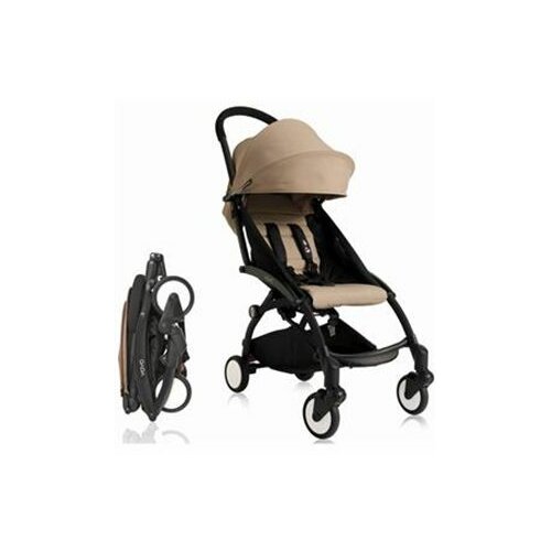 Maxi-Cosi Yoyo+ kolica za bebe 6+ meseci, bež sedište, crni ram Slike