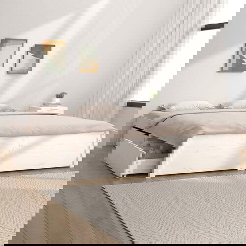Furnova Posteljni okvir s predali bel 200x200 cm, (21938233) Slike