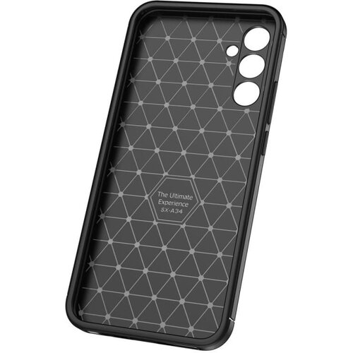  CARBON PREMIUM maska za SAMSUNG A34 5G crna Slike